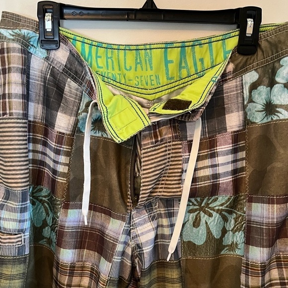 AE Men’s American Eagle swim trucks Classic Board Shorts men’s sz 33 - Picture 5 of 9